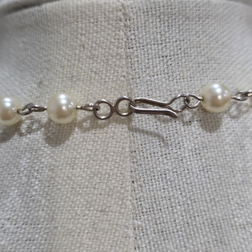 Victorian chandelier pearl necklace - Picture 3 of 3
